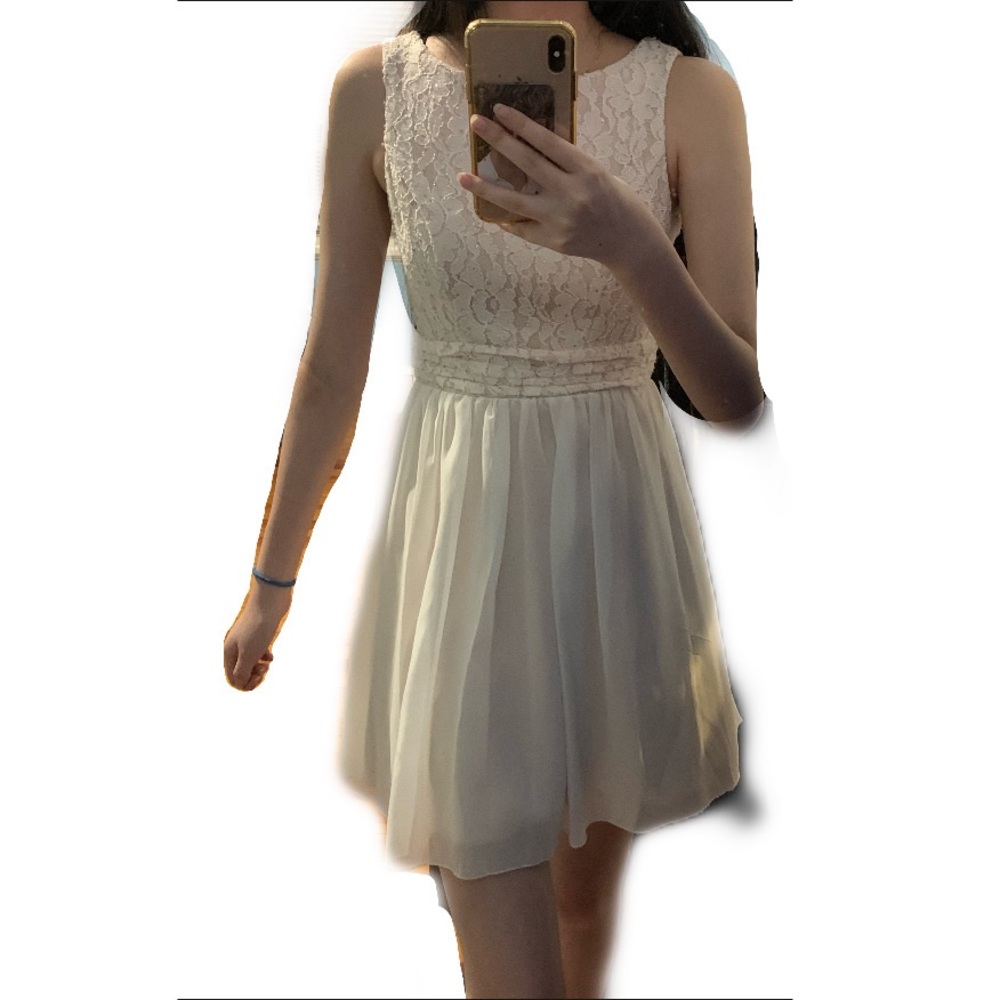 light pink mini dress